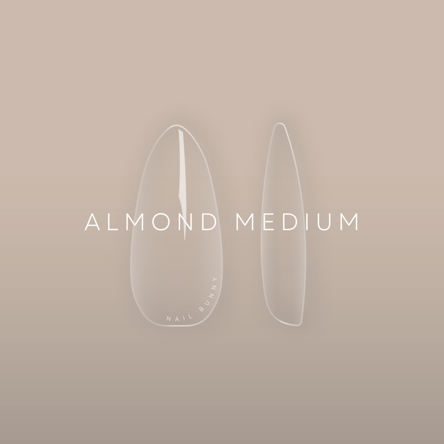 Soft Gel Extension Tips - Almond Medium