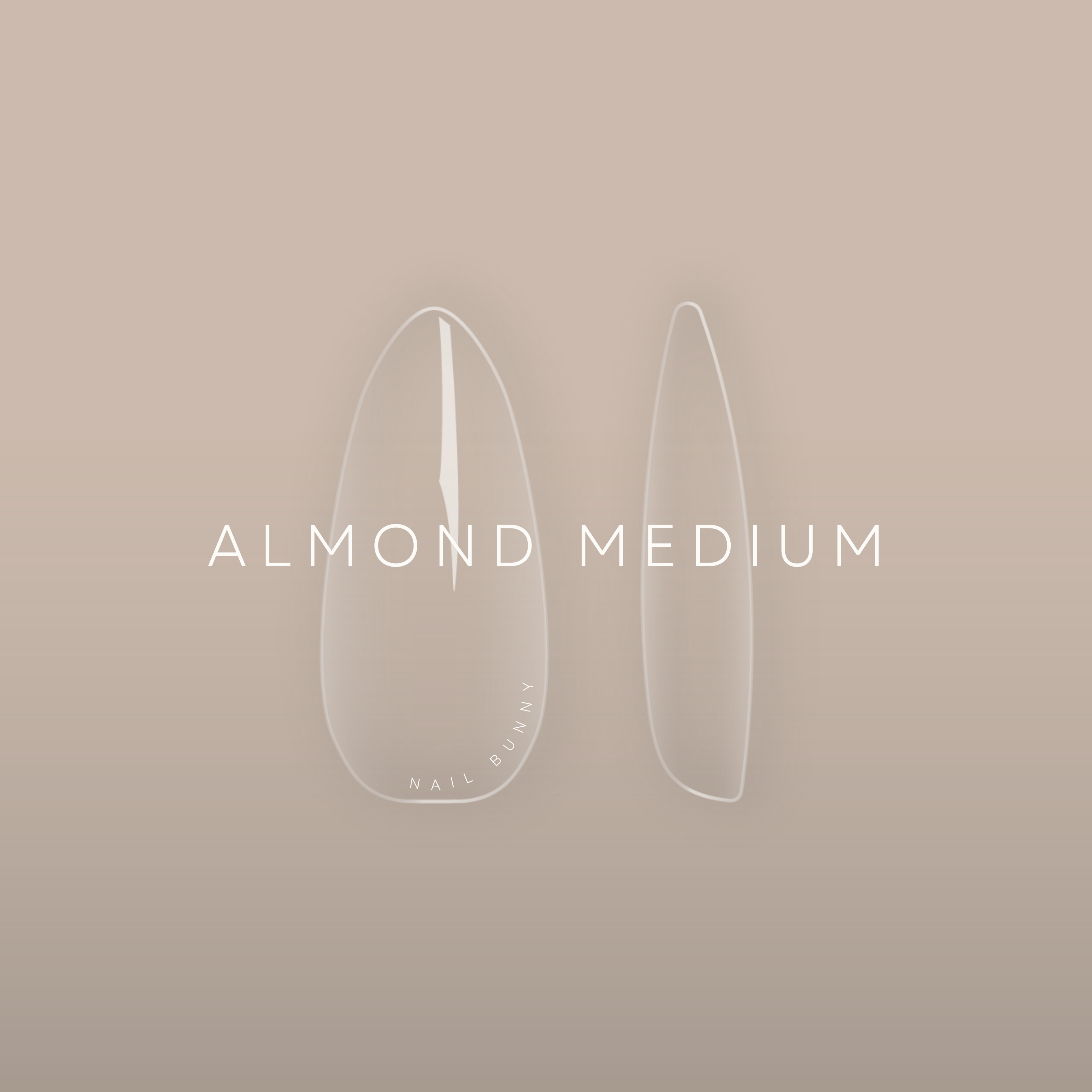 Soft Gel Extension Tips - Almond Medium